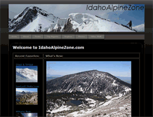 Tablet Screenshot of idahoalpinezone.com